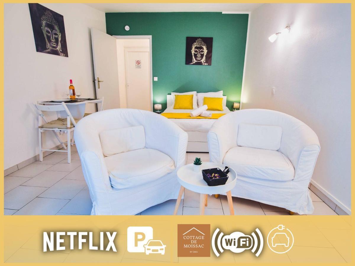 Apt T1 Cosy Et Ambiance Zen "Cottage De Moissac" Exterior foto